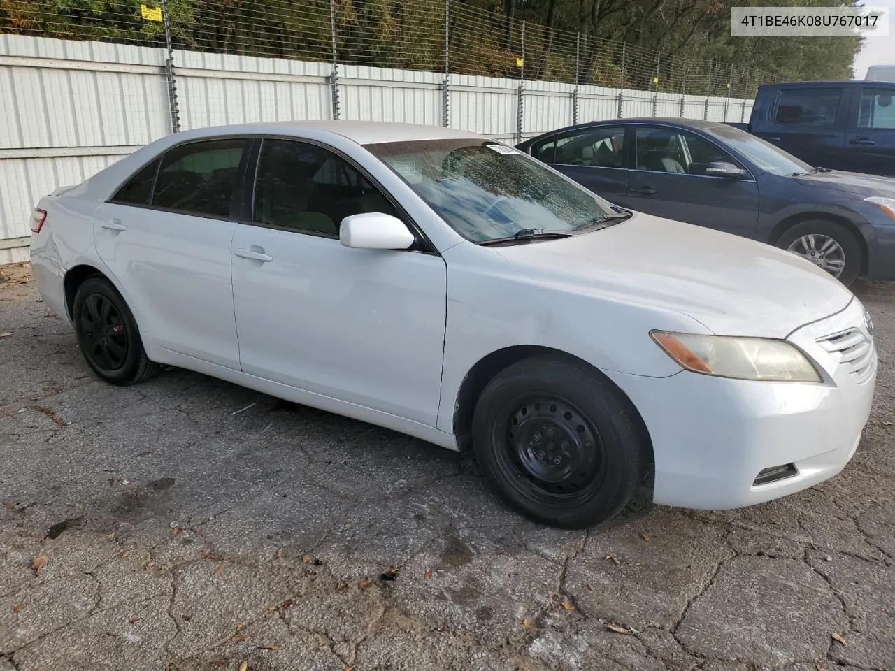 2008 Toyota Camry Ce VIN: 4T1BE46K08U767017 Lot: 77545284