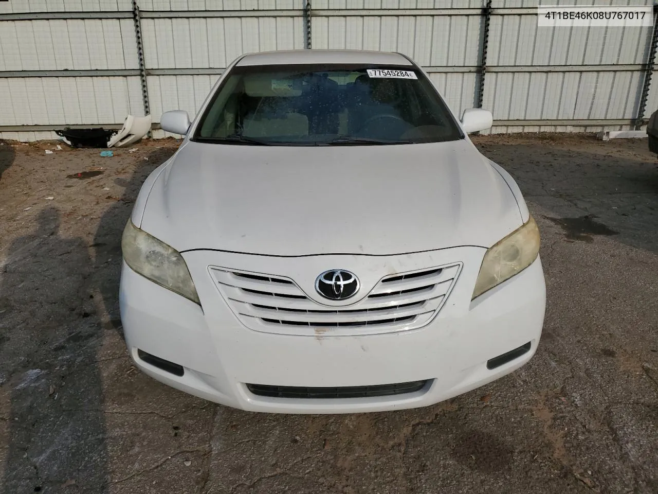 2008 Toyota Camry Ce VIN: 4T1BE46K08U767017 Lot: 77545284