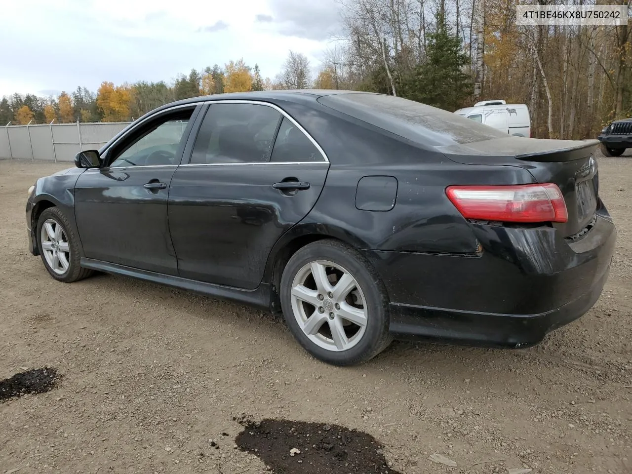 2008 Toyota Camry Ce VIN: 4T1BE46KX8U750242 Lot: 77675024