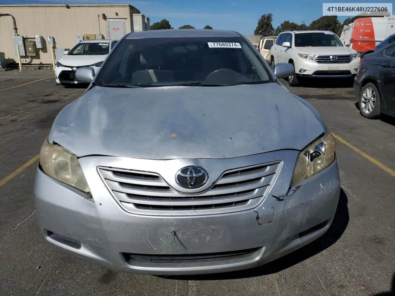 2008 Toyota Camry Ce VIN: 4T1BE46K48U227606 Lot: 77680374