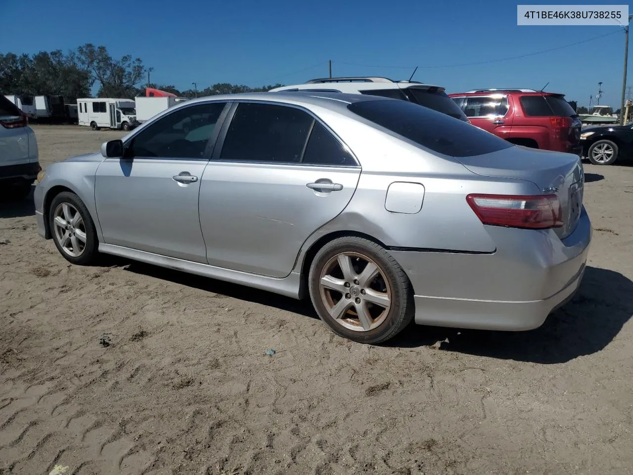 2008 Toyota Camry Ce VIN: 4T1BE46K38U738255 Lot: 77812464