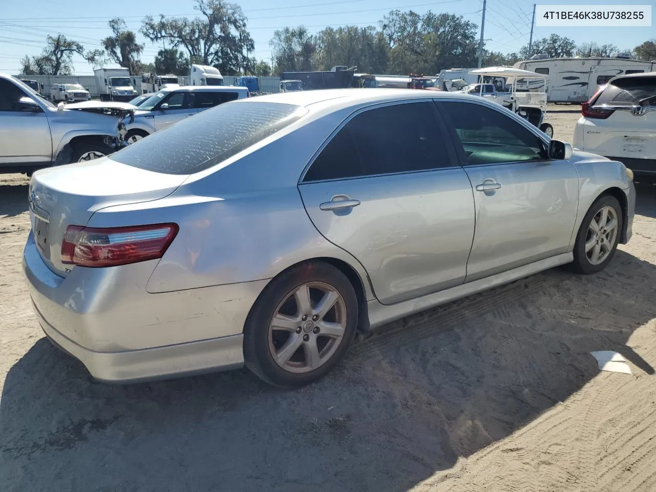 4T1BE46K38U738255 2008 Toyota Camry Ce