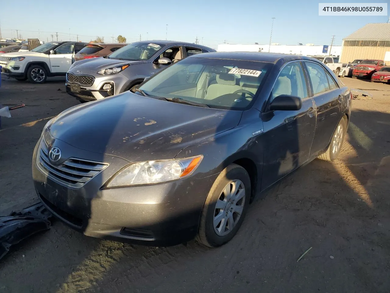 2008 Toyota Camry Hybrid VIN: 4T1BB46K98U055789 Lot: 77822144