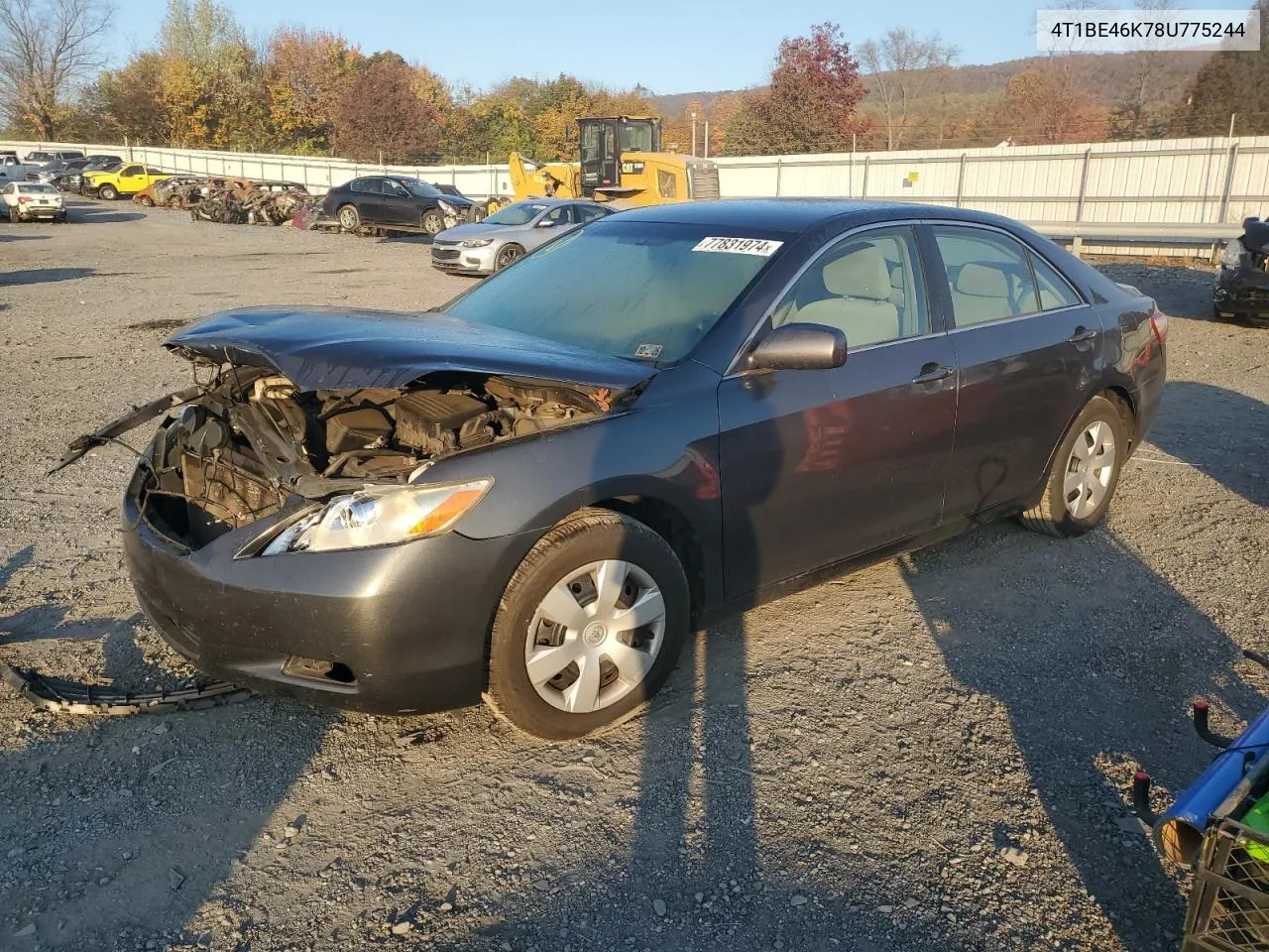 4T1BE46K78U775244 2008 Toyota Camry Ce