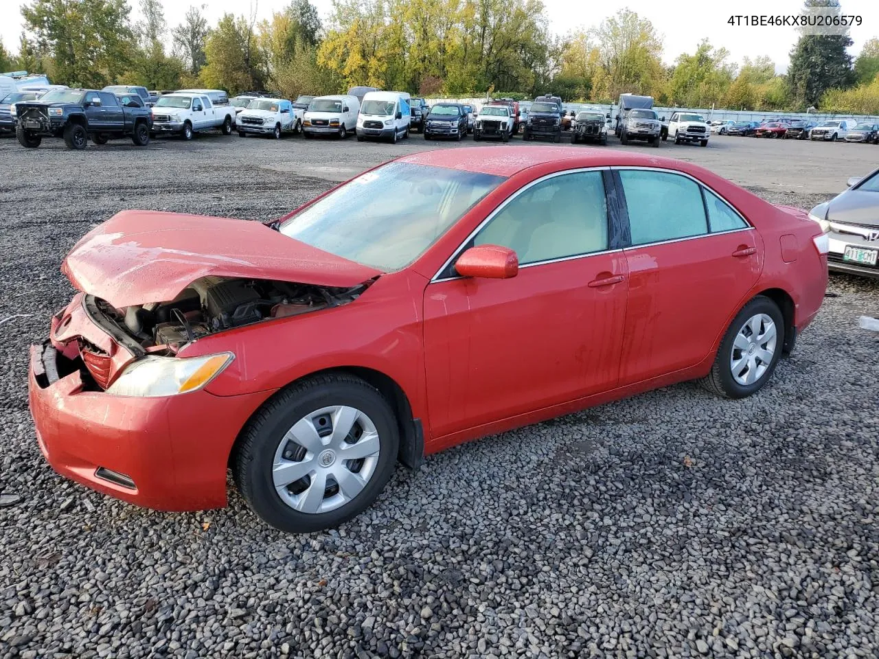 2008 Toyota Camry Ce VIN: 4T1BE46KX8U206579 Lot: 77844744