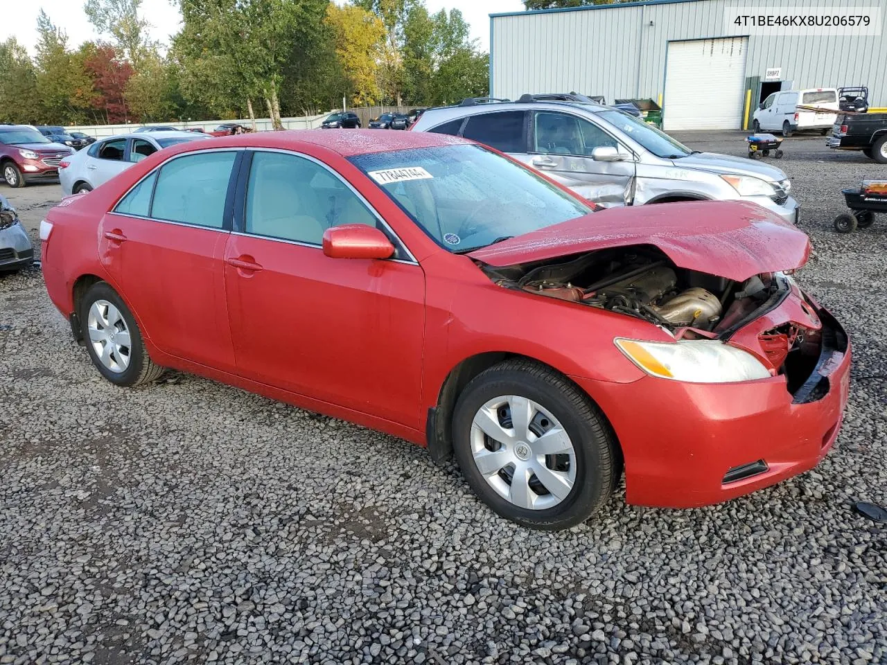 2008 Toyota Camry Ce VIN: 4T1BE46KX8U206579 Lot: 77844744