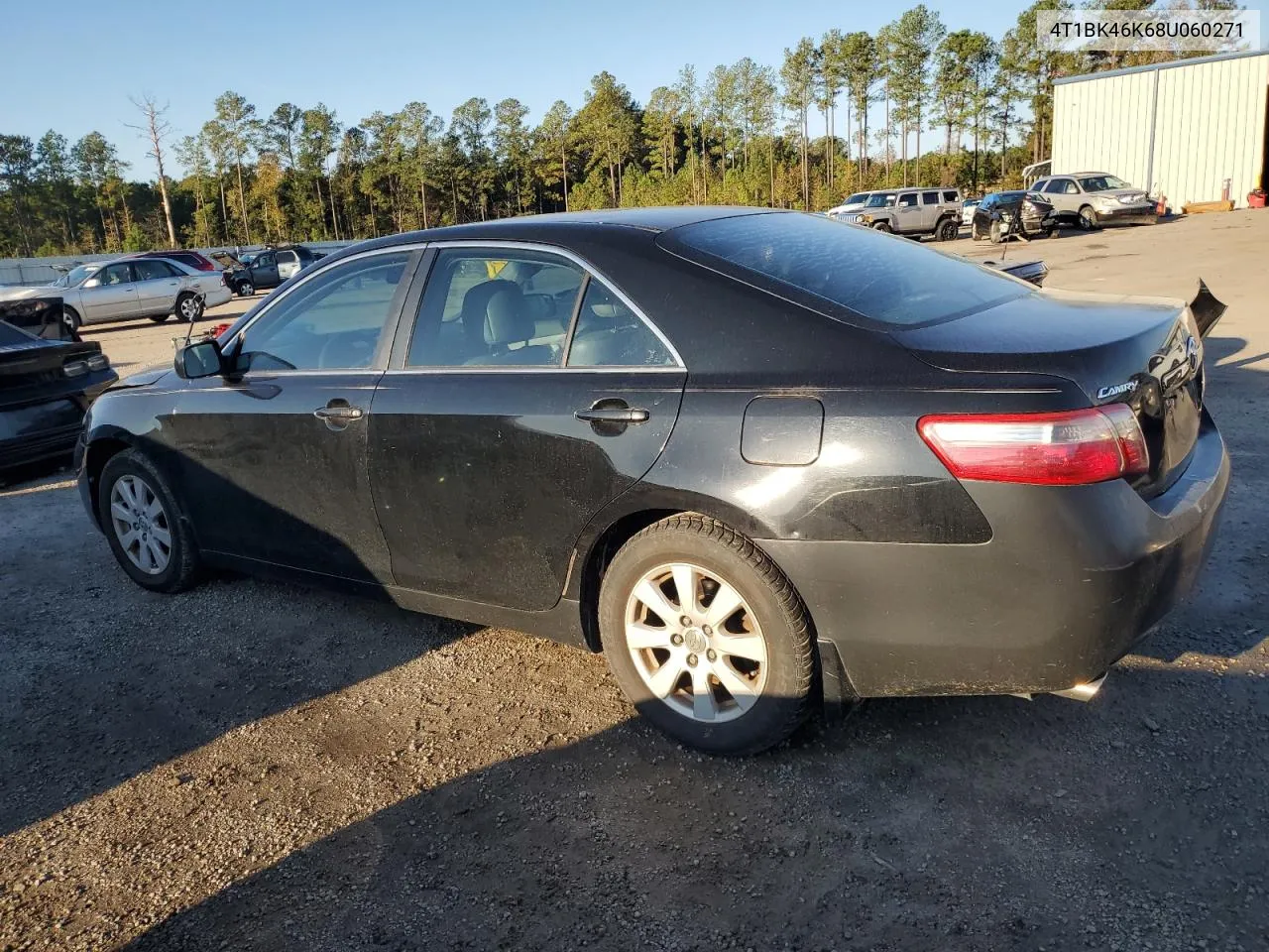 2008 Toyota Camry Le VIN: 4T1BK46K68U060271 Lot: 78037284