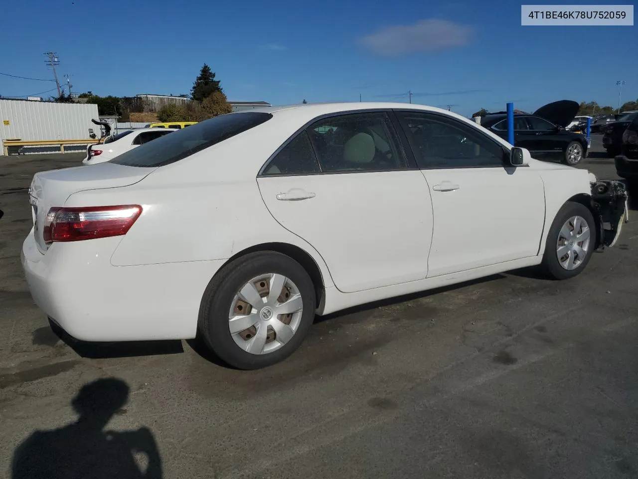 4T1BE46K78U752059 2008 Toyota Camry Ce