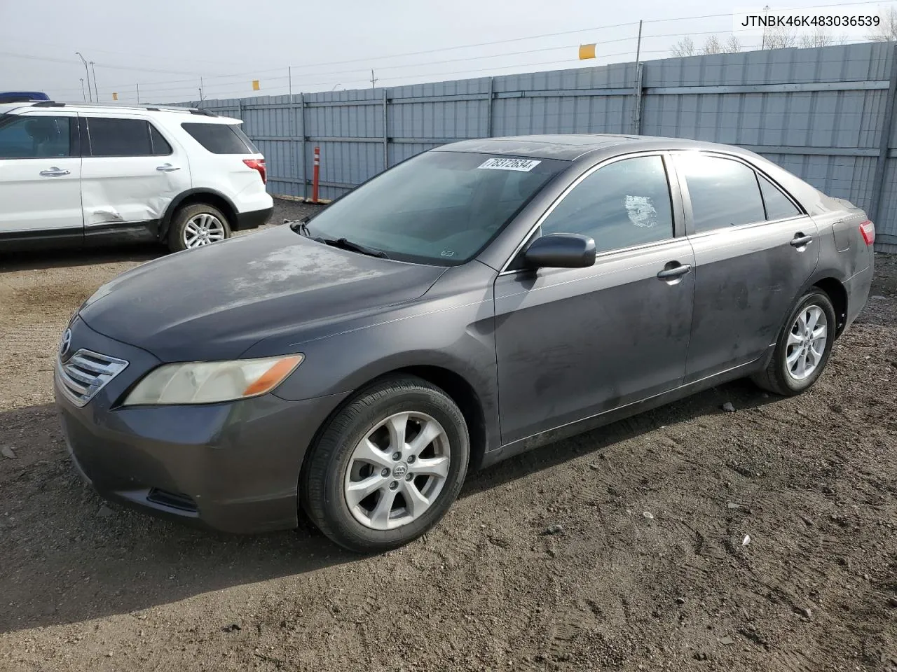 2008 Toyota Camry Le VIN: JTNBK46K483036539 Lot: 78372634