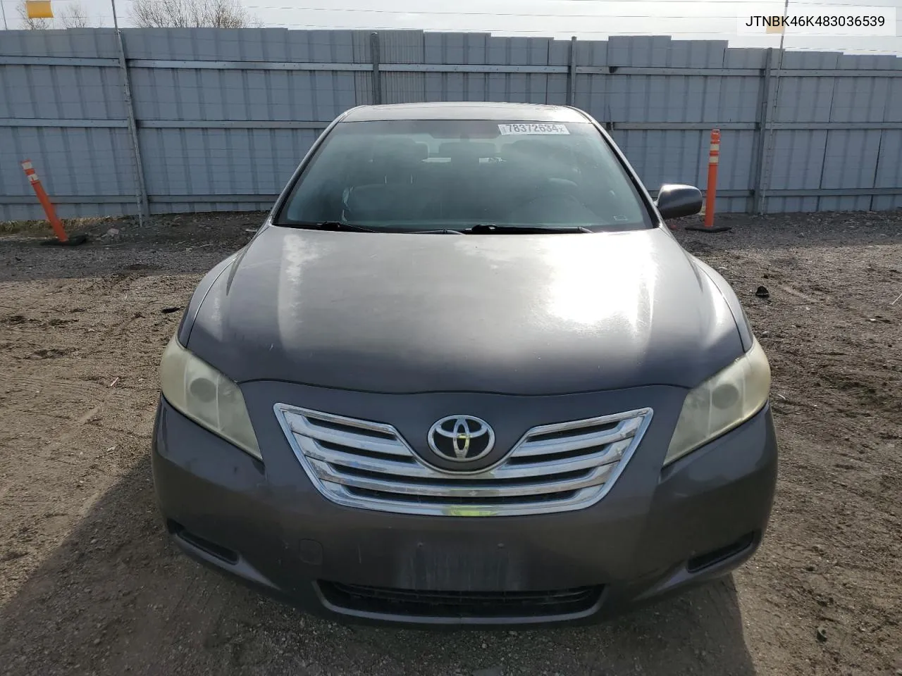 2008 Toyota Camry Le VIN: JTNBK46K483036539 Lot: 78372634