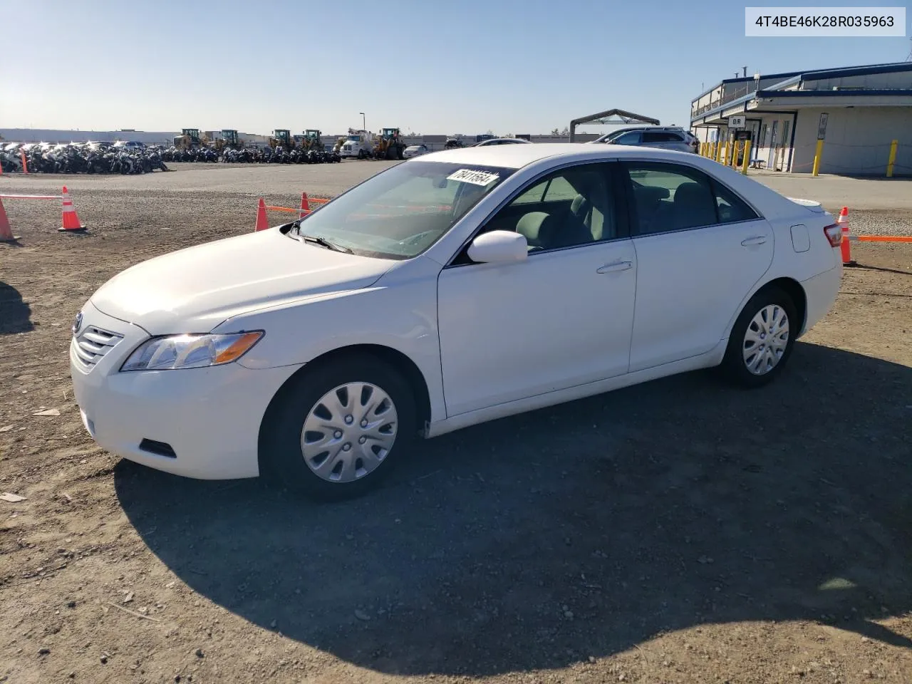 2008 Toyota Camry Ce VIN: 4T4BE46K28R035963 Lot: 78411564