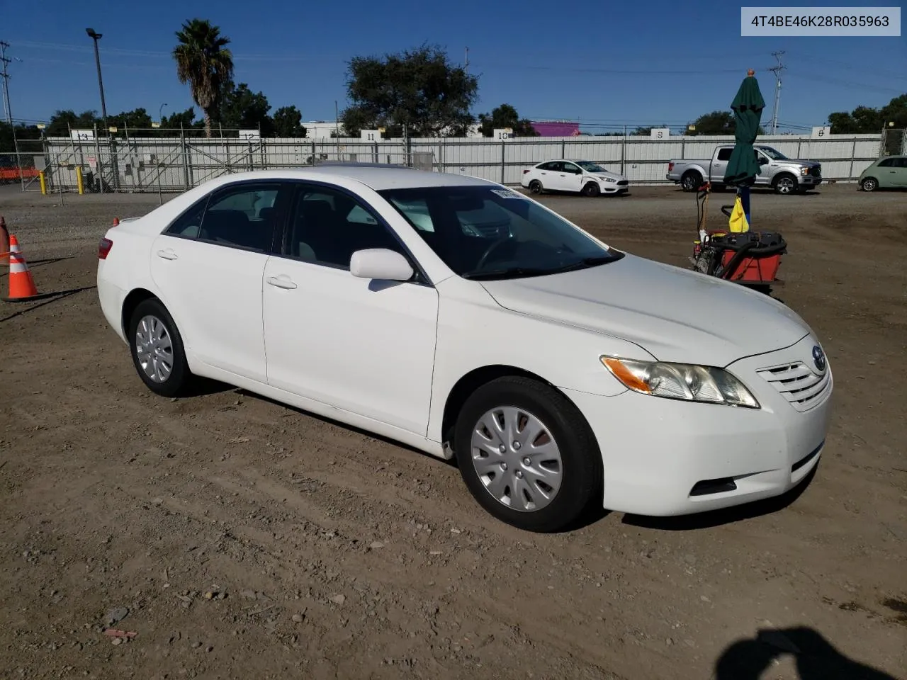 2008 Toyota Camry Ce VIN: 4T4BE46K28R035963 Lot: 78411564