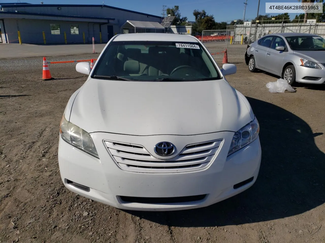 2008 Toyota Camry Ce VIN: 4T4BE46K28R035963 Lot: 78411564