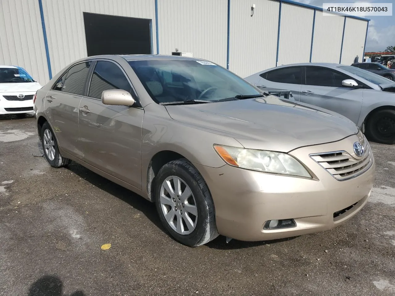 2008 Toyota Camry Le VIN: 4T1BK46K18U570043 Lot: 78646674