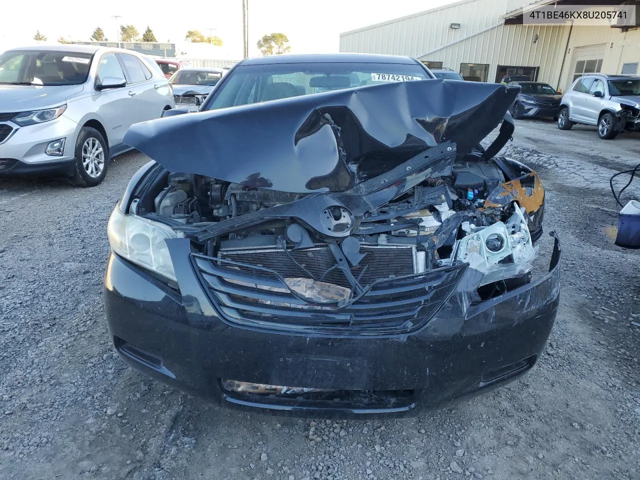 2008 Toyota Camry Ce VIN: 4T1BE46KX8U205741 Lot: 78742194