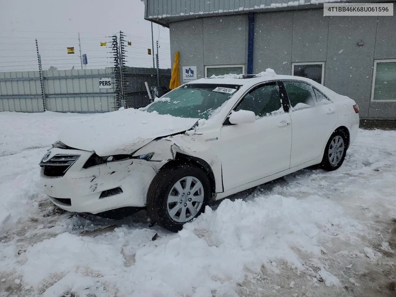 2008 Toyota Camry Hybrid VIN: 4T1BB46K68U061596 Lot: 78874624