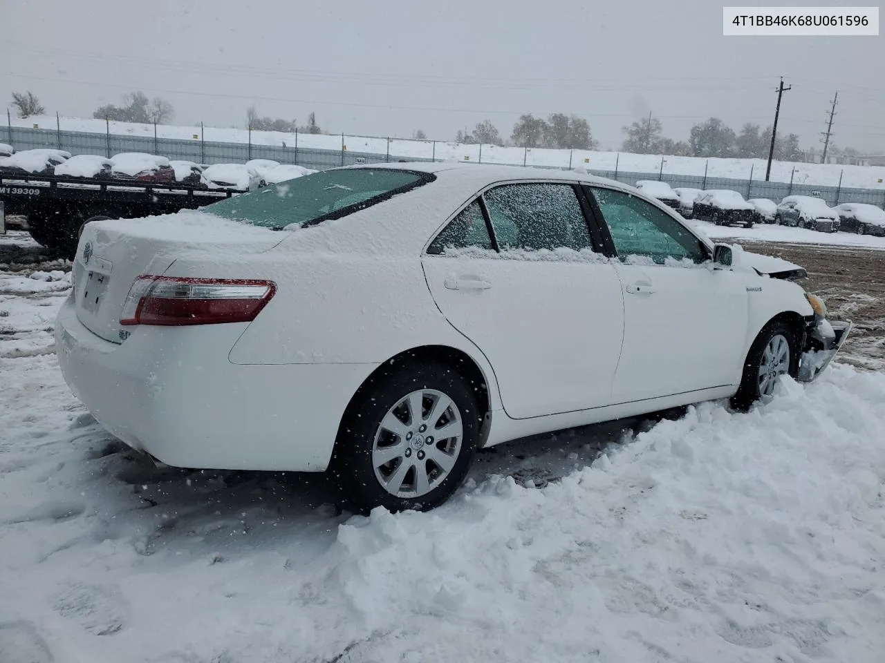 2008 Toyota Camry Hybrid VIN: 4T1BB46K68U061596 Lot: 78874624