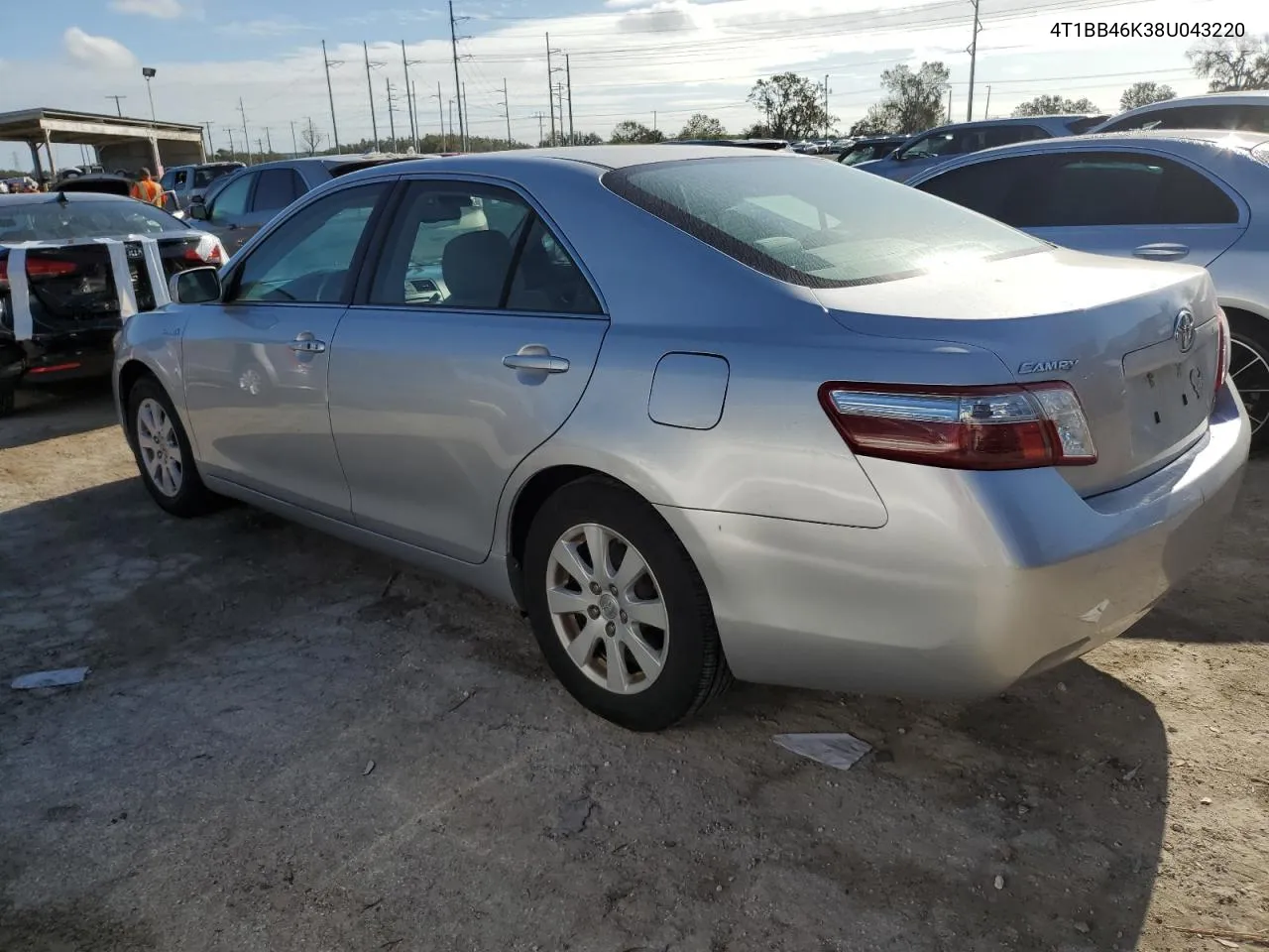 2008 Toyota Camry Hybrid VIN: 4T1BB46K38U043220 Lot: 78942904