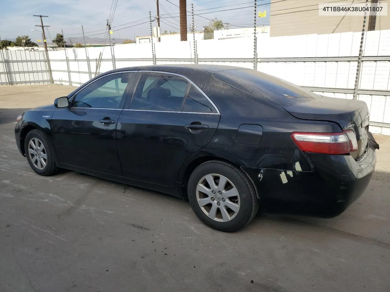 2008 Toyota Camry Hybrid VIN: 4T1BB46K38U041807 Lot: 78953804