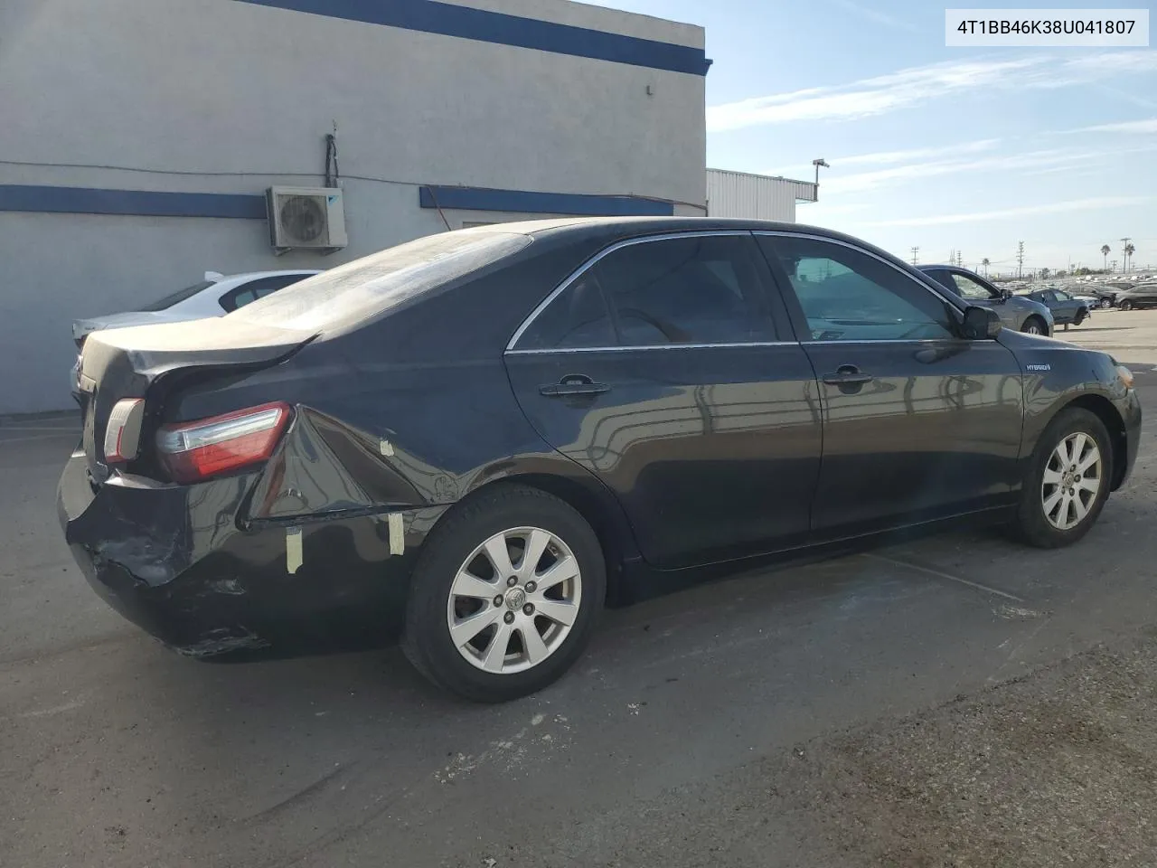 2008 Toyota Camry Hybrid VIN: 4T1BB46K38U041807 Lot: 78953804