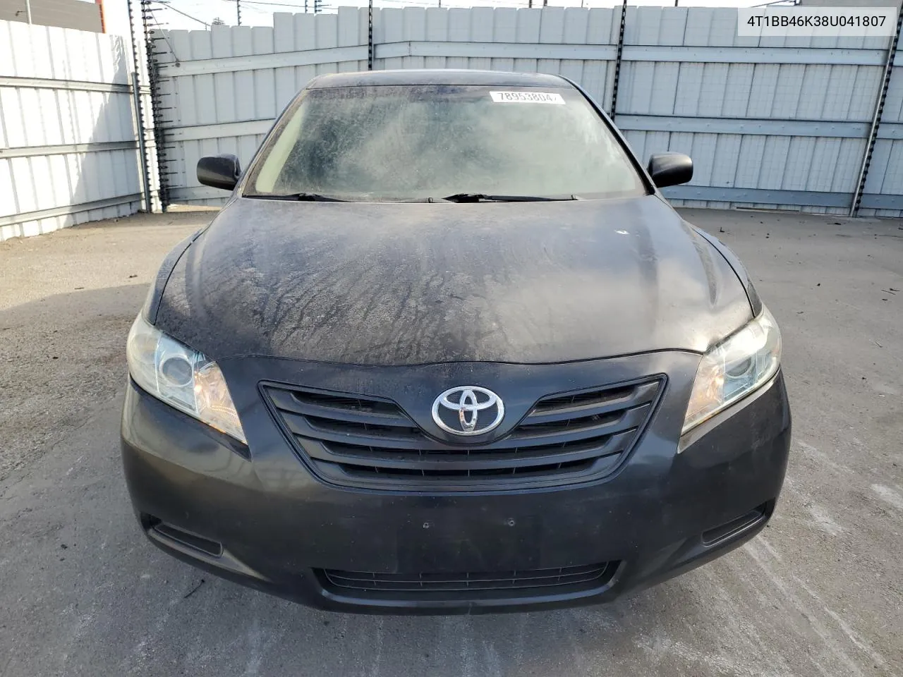 2008 Toyota Camry Hybrid VIN: 4T1BB46K38U041807 Lot: 78953804