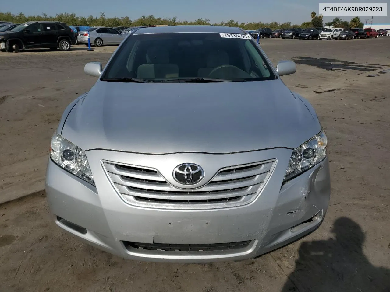 2008 Toyota Camry Ce VIN: 4T4BE46K98R029223 Lot: 79115534