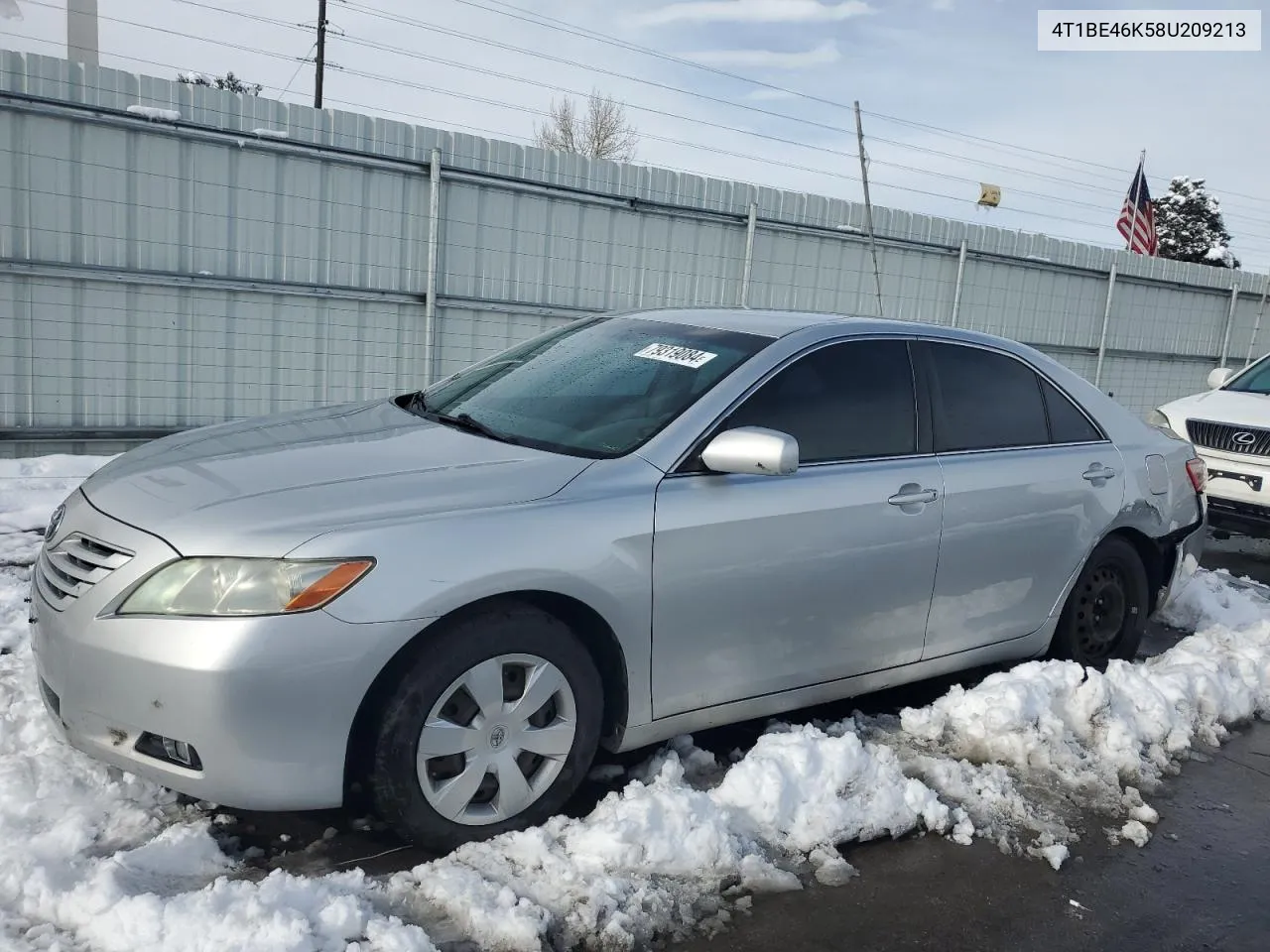 2008 Toyota Camry Ce VIN: 4T1BE46K58U209213 Lot: 79319084