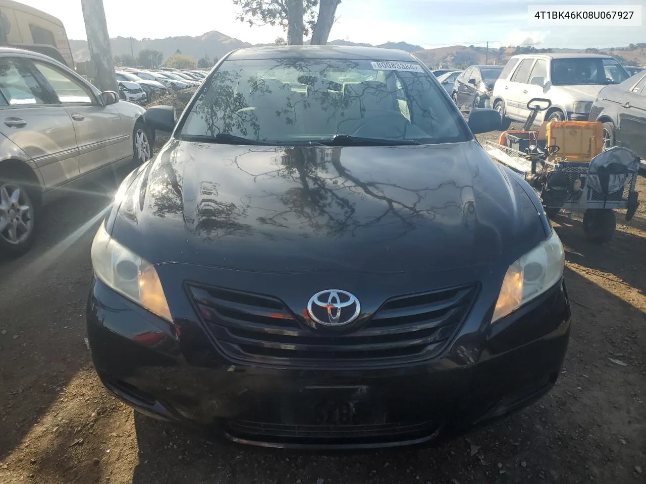 2008 Toyota Camry Le VIN: 4T1BK46K08U067927 Lot: 80083384