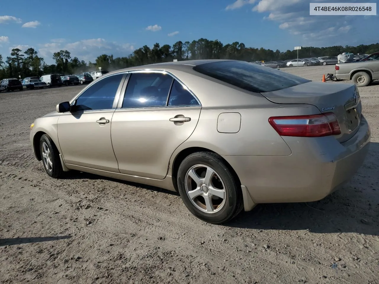 2008 Toyota Camry Ce VIN: 4T4BE46K08R026548 Lot: 80368384