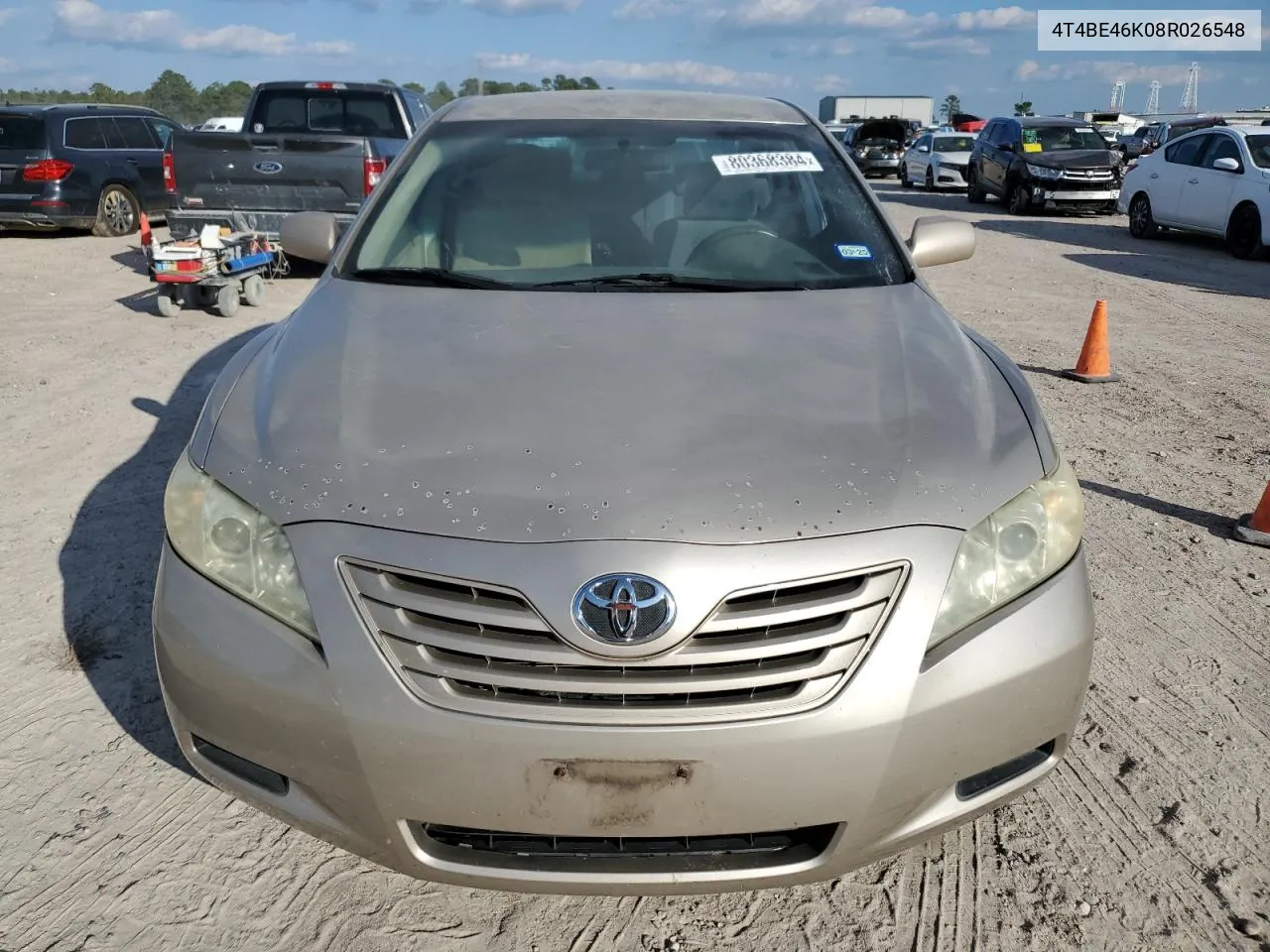 2008 Toyota Camry Ce VIN: 4T4BE46K08R026548 Lot: 80368384