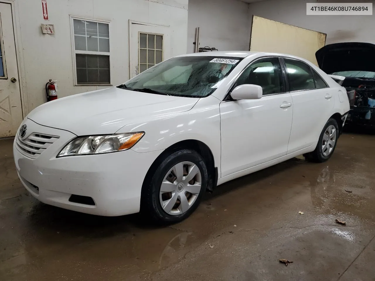 2008 Toyota Camry Ce VIN: 4T1BE46K08U746894 Lot: 80461254