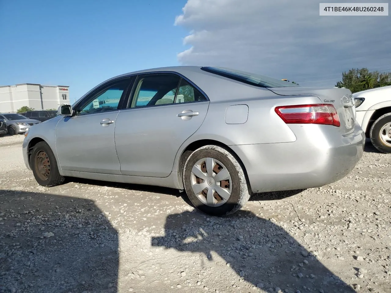 2008 Toyota Camry Ce VIN: 4T1BE46K48U260248 Lot: 80492814