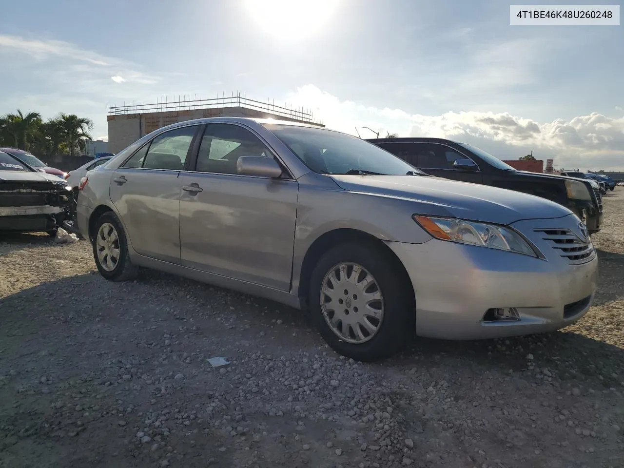 2008 Toyota Camry Ce VIN: 4T1BE46K48U260248 Lot: 80492814