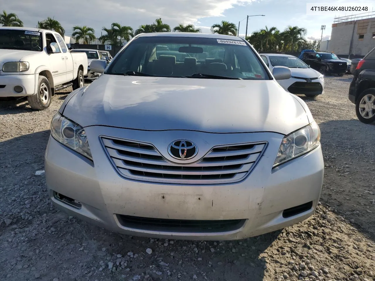 2008 Toyota Camry Ce VIN: 4T1BE46K48U260248 Lot: 80492814