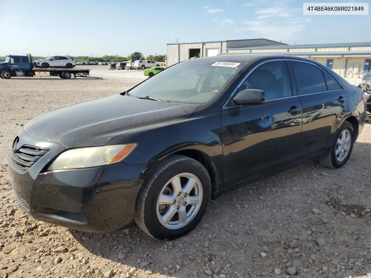 2008 Toyota Camry Ce VIN: 4T4BE46K08R021849 Lot: 80708694