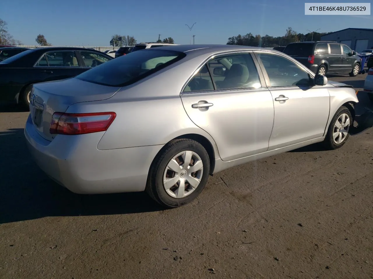 2008 Toyota Camry Ce VIN: 4T1BE46K48U736529 Lot: 80732664