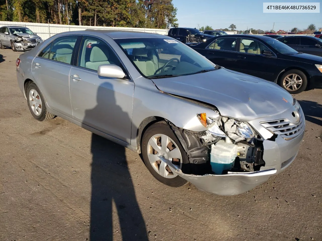 2008 Toyota Camry Ce VIN: 4T1BE46K48U736529 Lot: 80732664