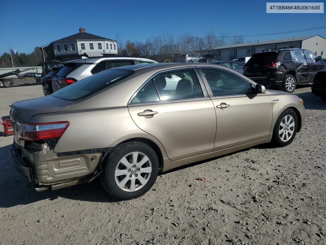 2008 Toyota Camry Hybrid VIN: 4T1BB46K48U061600 Lot: 80741434