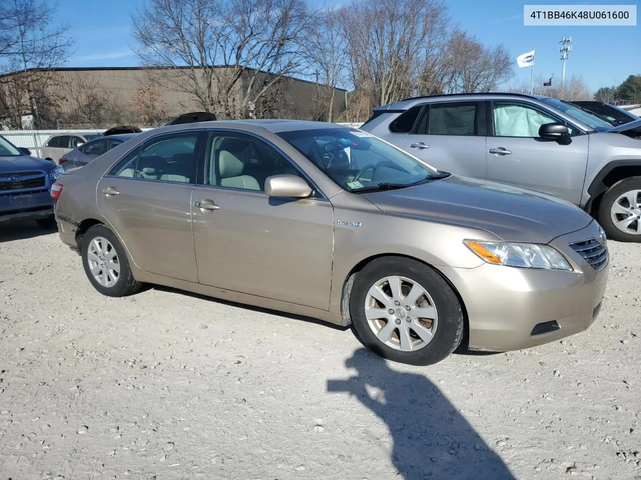 2008 Toyota Camry Hybrid VIN: 4T1BB46K48U061600 Lot: 80741434