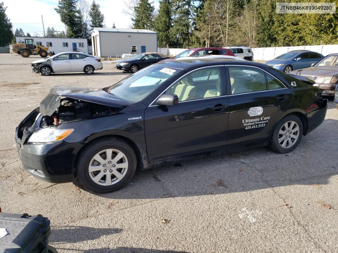 2009 Toyota Camry Hybrid VIN: JTNBB46K893049280 Lot: 38132584