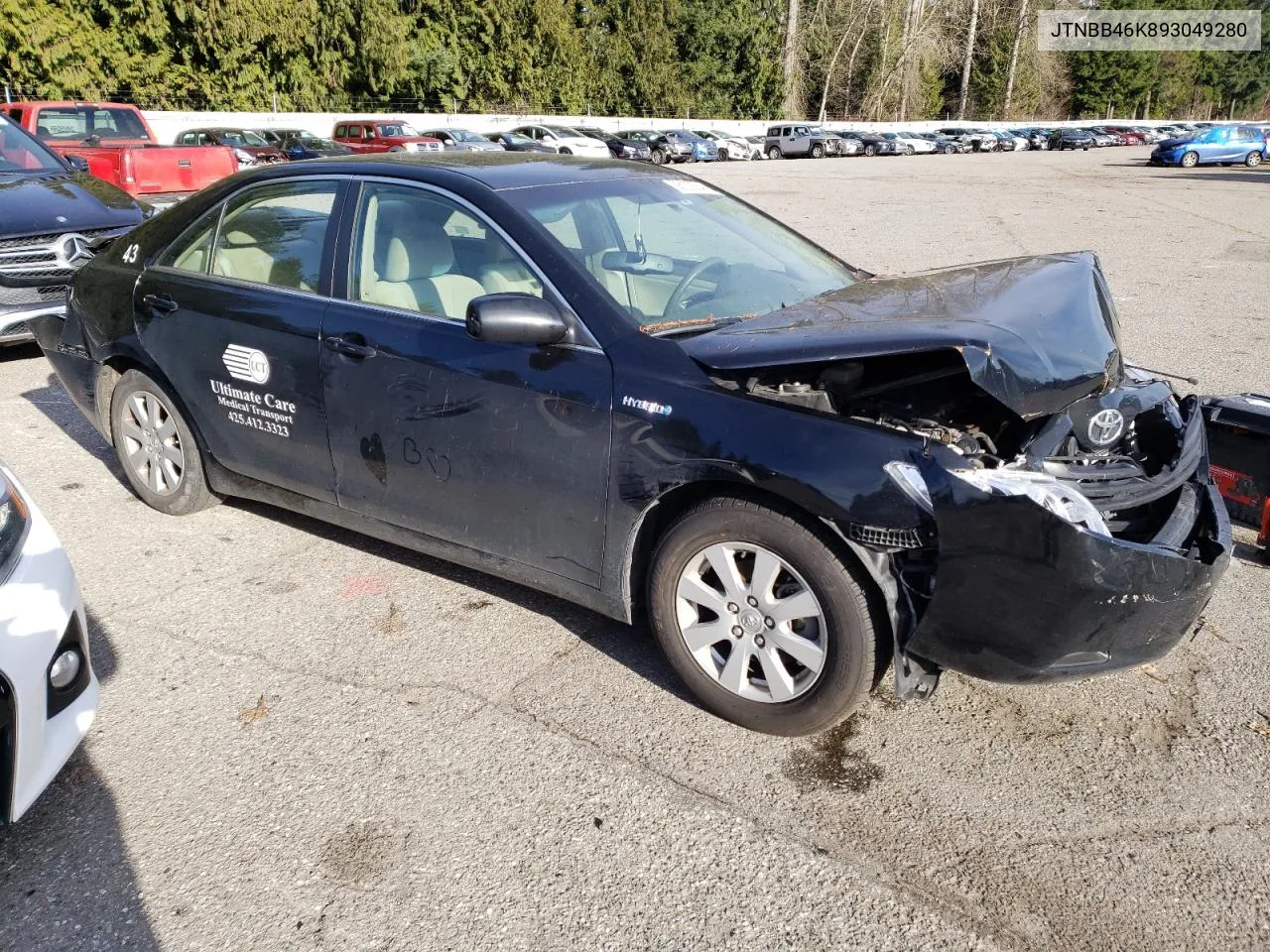 2009 Toyota Camry Hybrid VIN: JTNBB46K893049280 Lot: 38132584