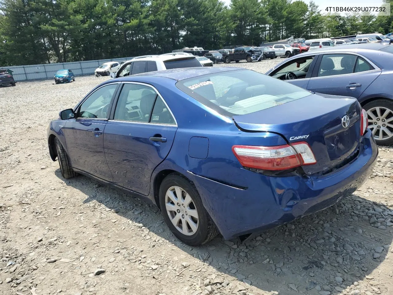 2009 Toyota Camry Hybrid VIN: 4T1BB46K29U077232 Lot: 60736954