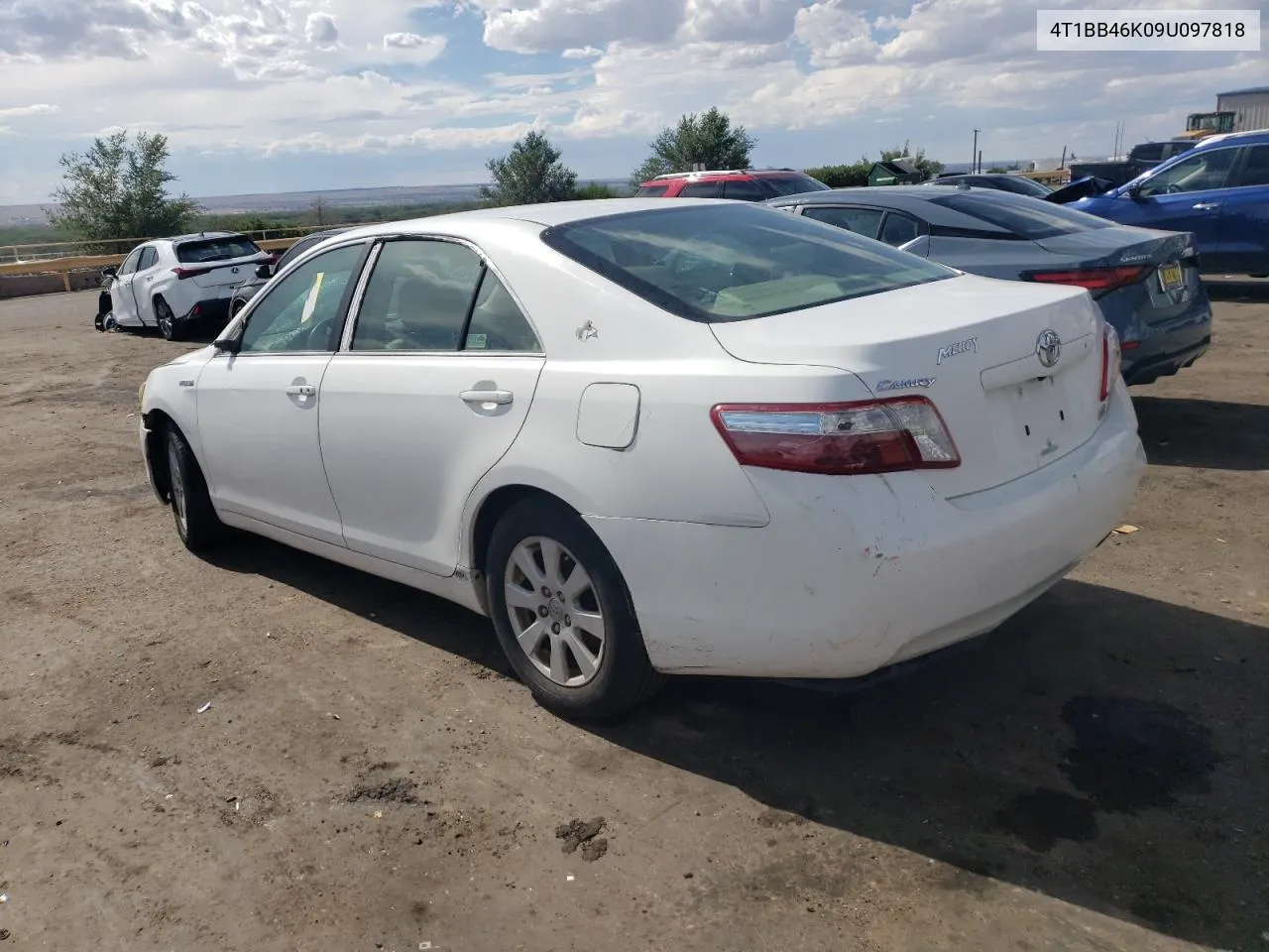 2009 Toyota Camry Hybrid VIN: 4T1BB46K09U097818 Lot: 60906484