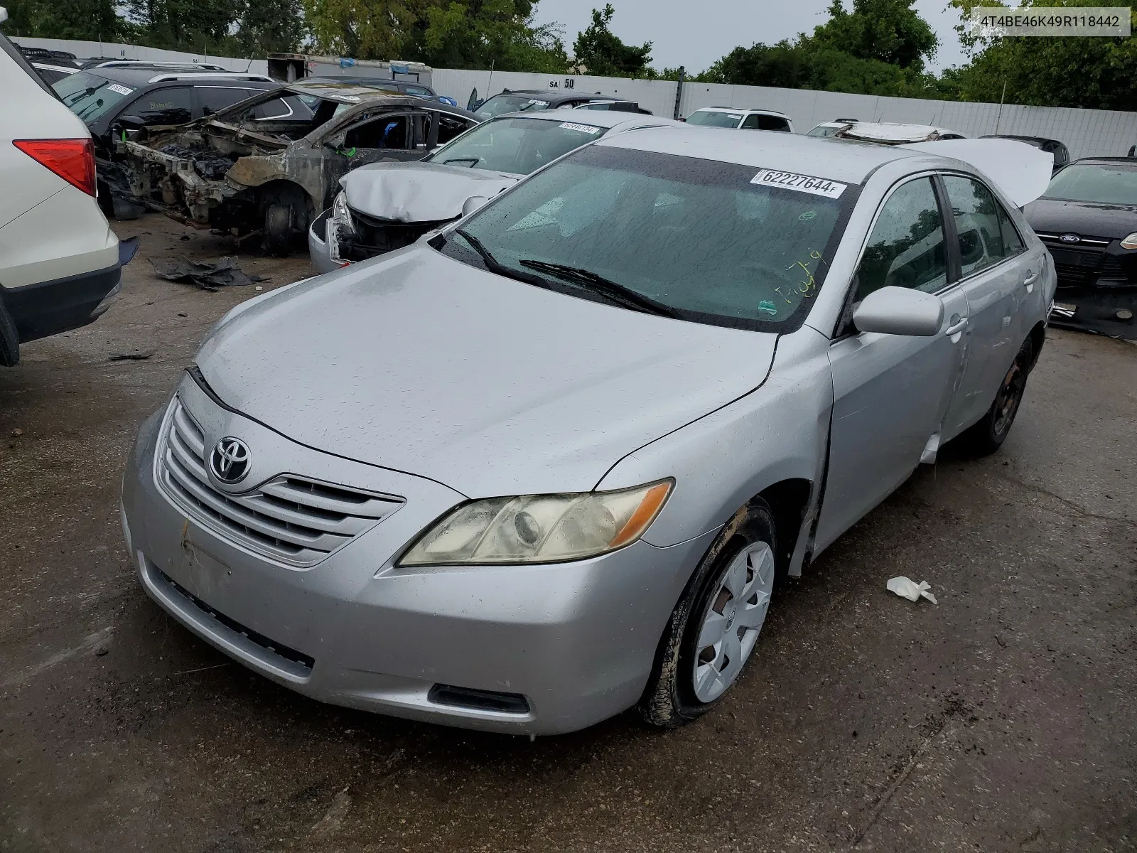 2009 Toyota Camry Base VIN: 4T4BE46K49R118442 Lot: 62227644