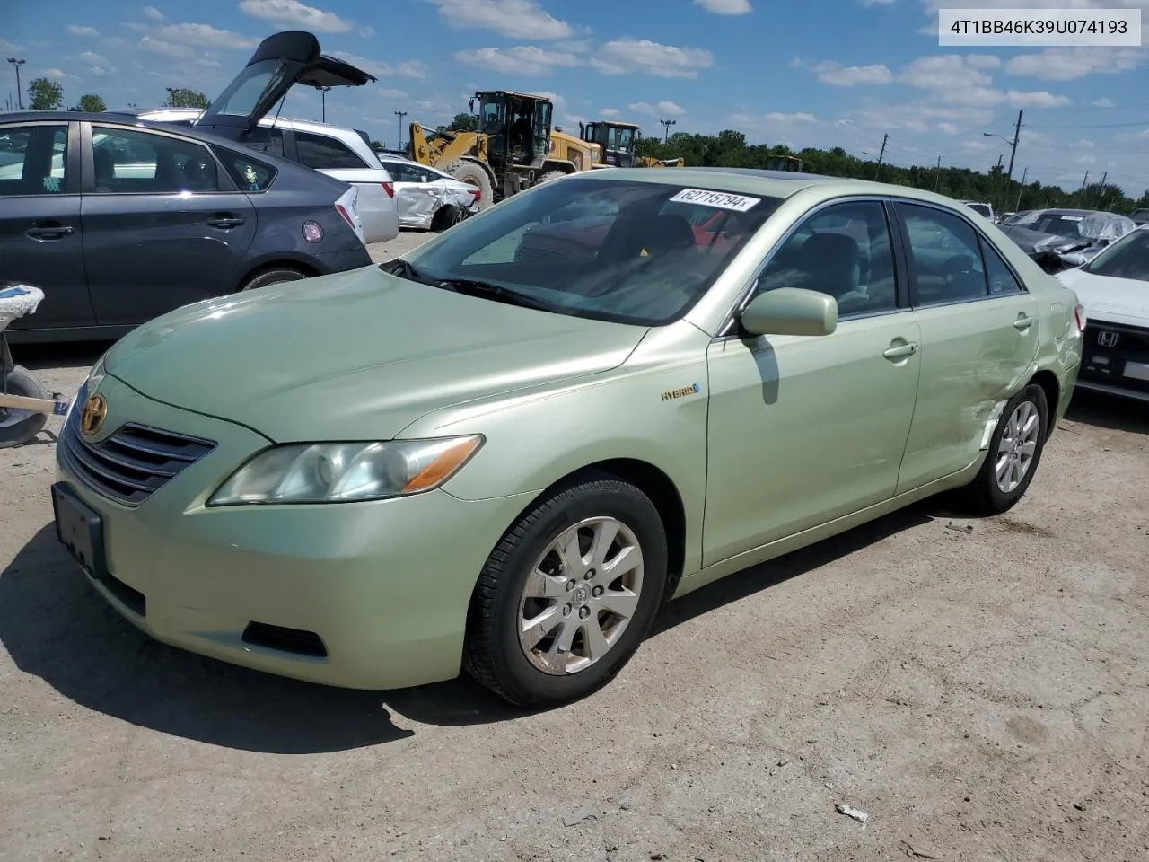 4T1BB46K39U074193 2009 Toyota Camry Hybrid