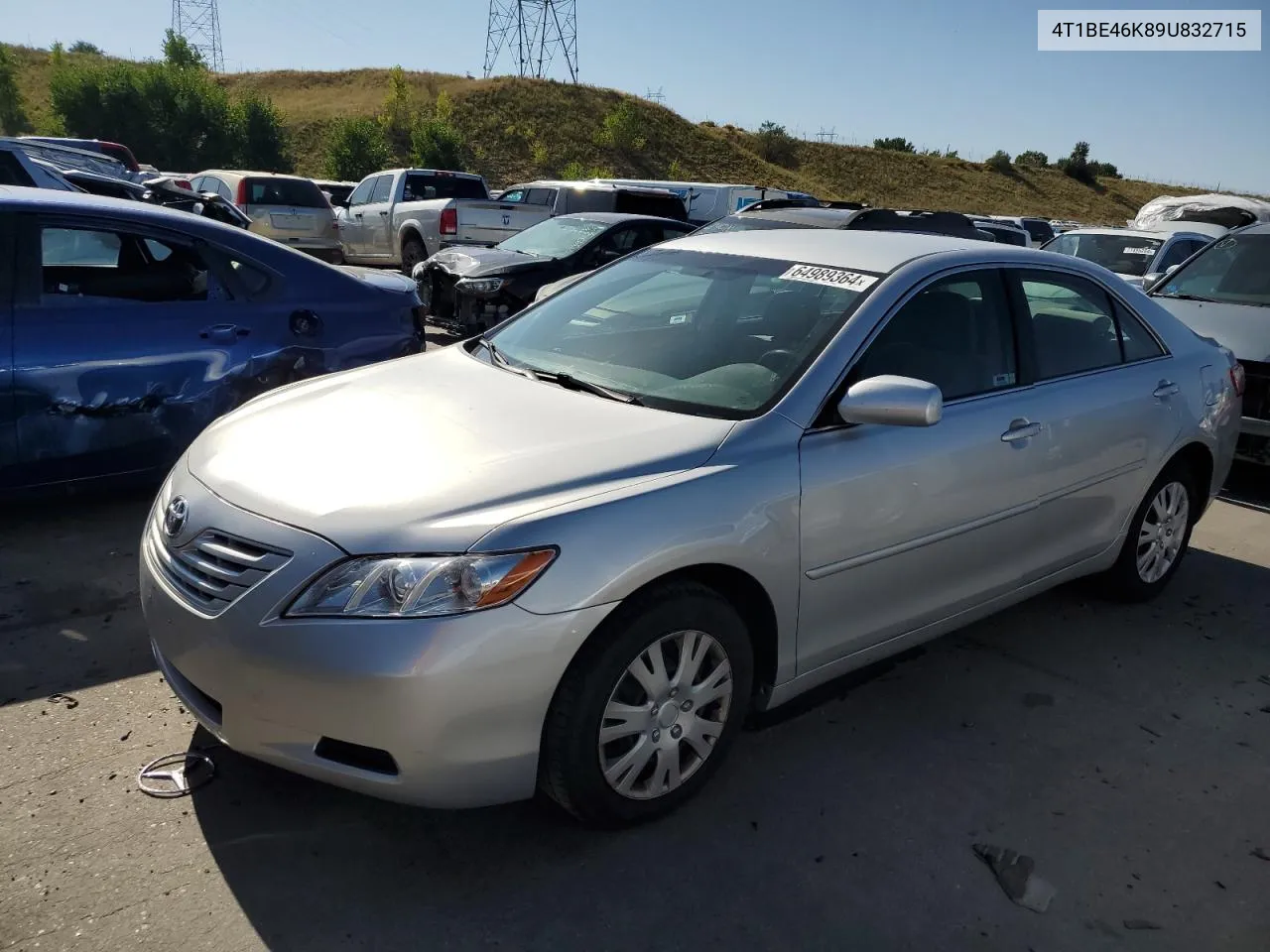 2009 Toyota Camry Base VIN: 4T1BE46K89U832715 Lot: 64989364