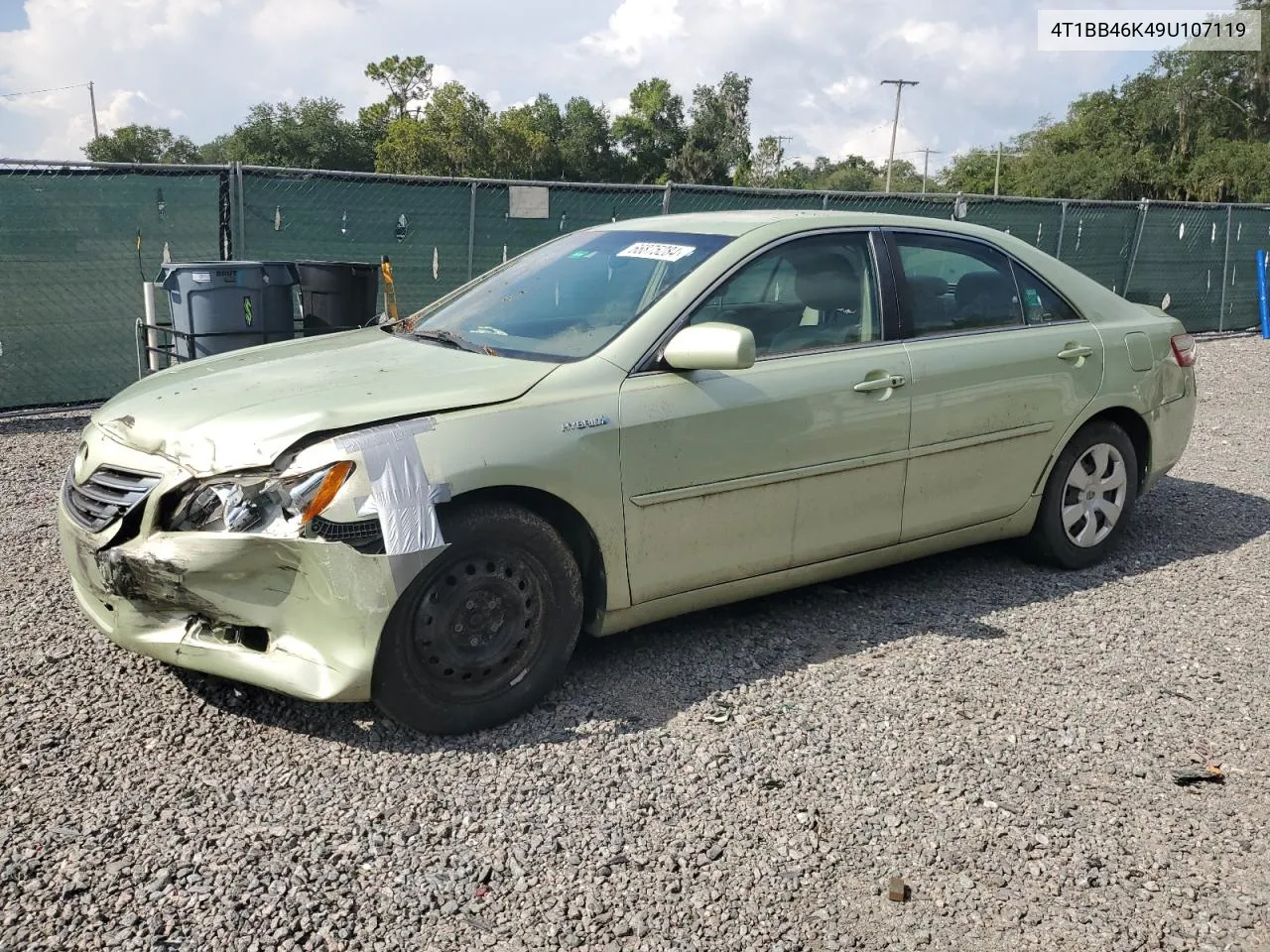 2009 Toyota Camry Hybrid VIN: 4T1BB46K49U107119 Lot: 66875284