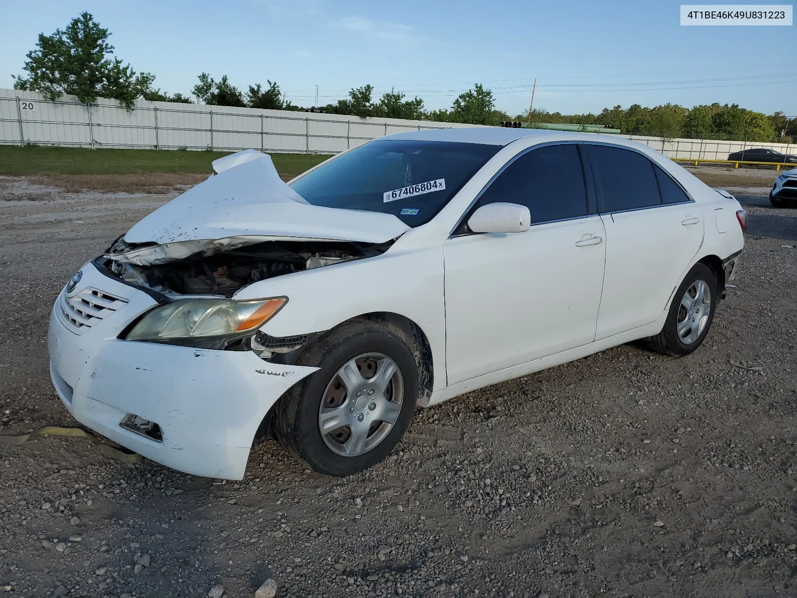 2009 Toyota Camry Base VIN: 4T1BE46K49U831223 Lot: 67406804