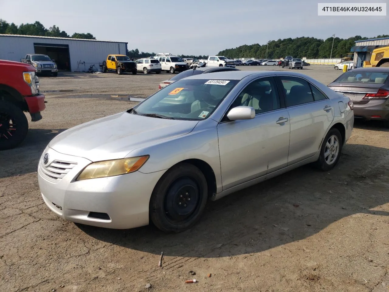 2009 Toyota Camry Base VIN: 4T1BE46K49U324645 Lot: 68139494