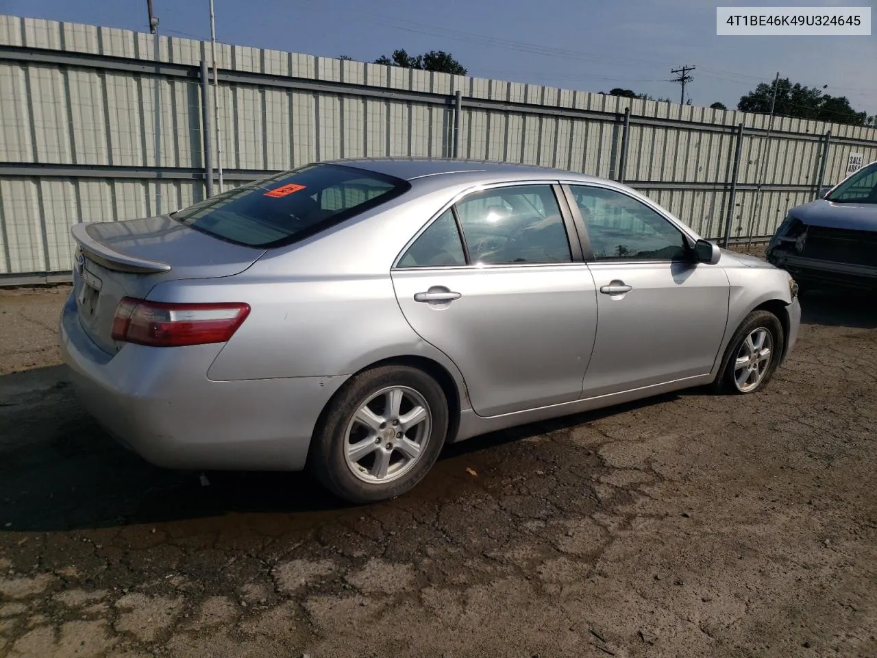 2009 Toyota Camry Base VIN: 4T1BE46K49U324645 Lot: 68139494